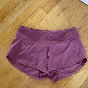 lululemon Speed Up shorts